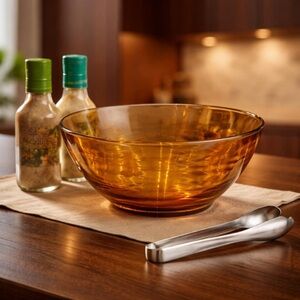 Vintage 1970’s Hazel Atlas Vintage Large Serving Bowl